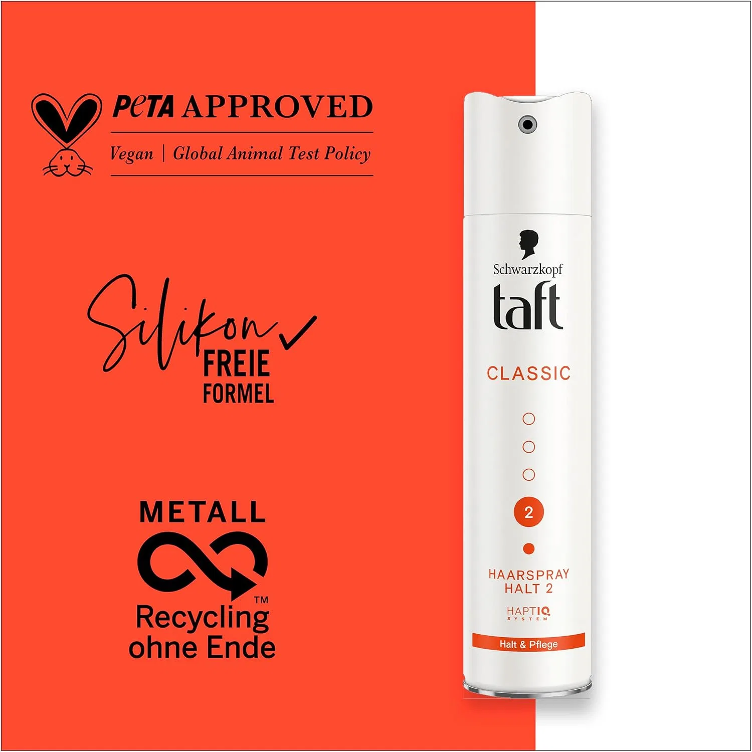 Набор из 8 лаков для волос Schwarzkopf Taft Classic, уровень фиксации 2, 250 мл Taft — фото 3