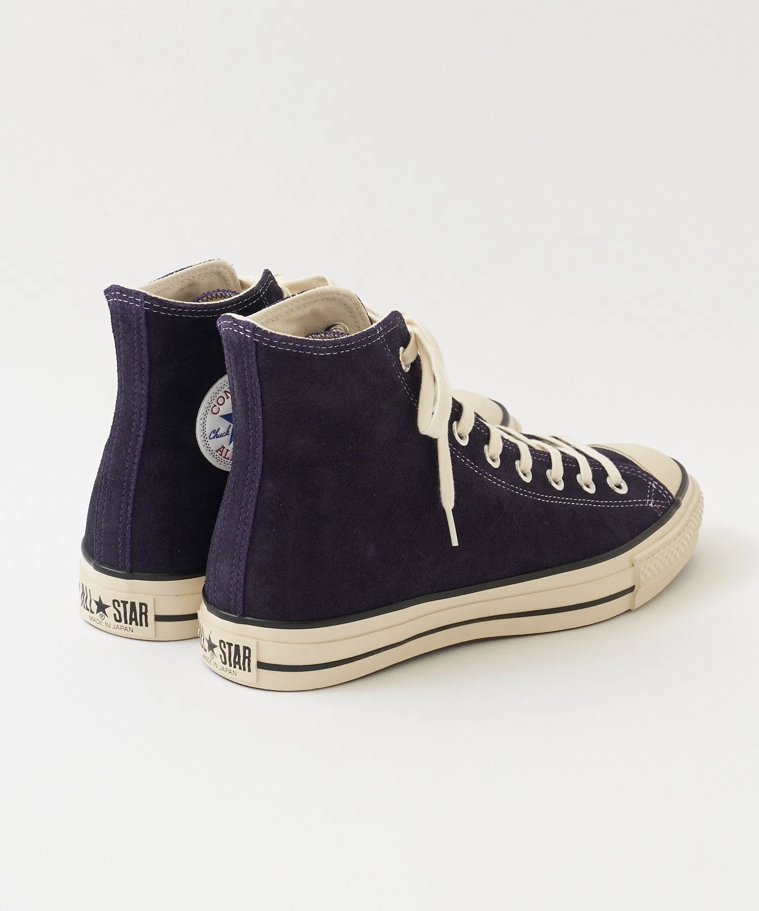 Мужские замшевые кроссовки Converse All Star J HI фиолетовые — фото 3
