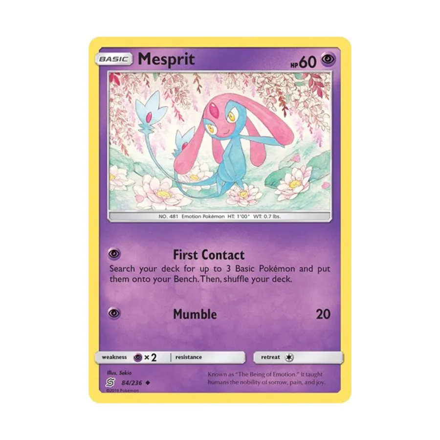 

CCG Месприт (U) # 84/236, Pokemon - SM - Unified Minds - Singles