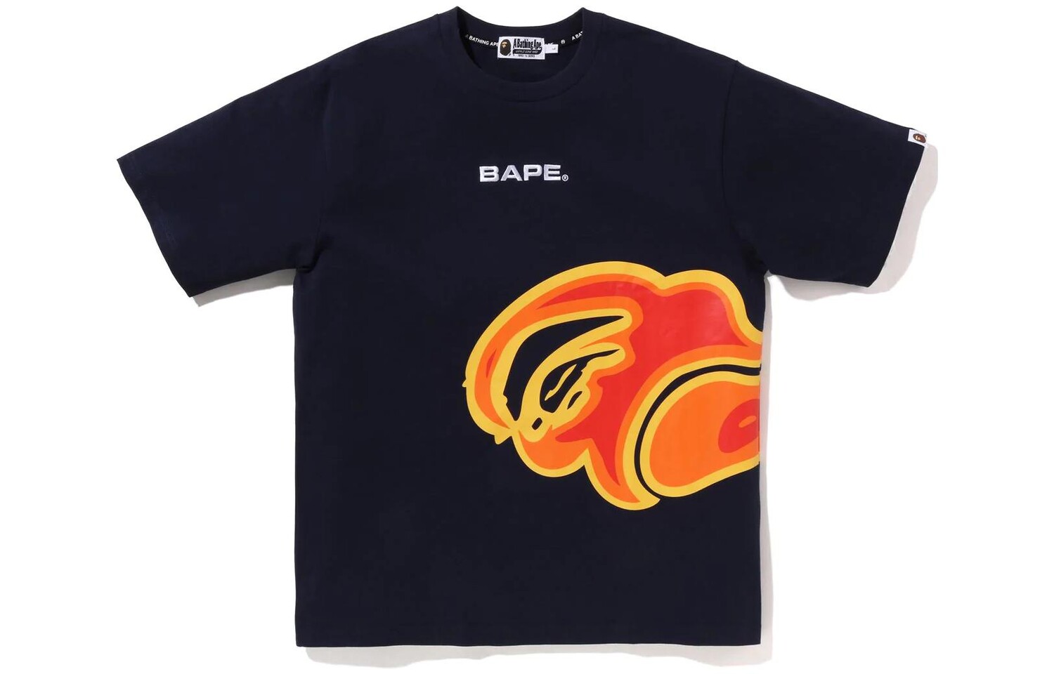 

Футболка свободного кроя BAPE Thermography A Bathing Ape, черный