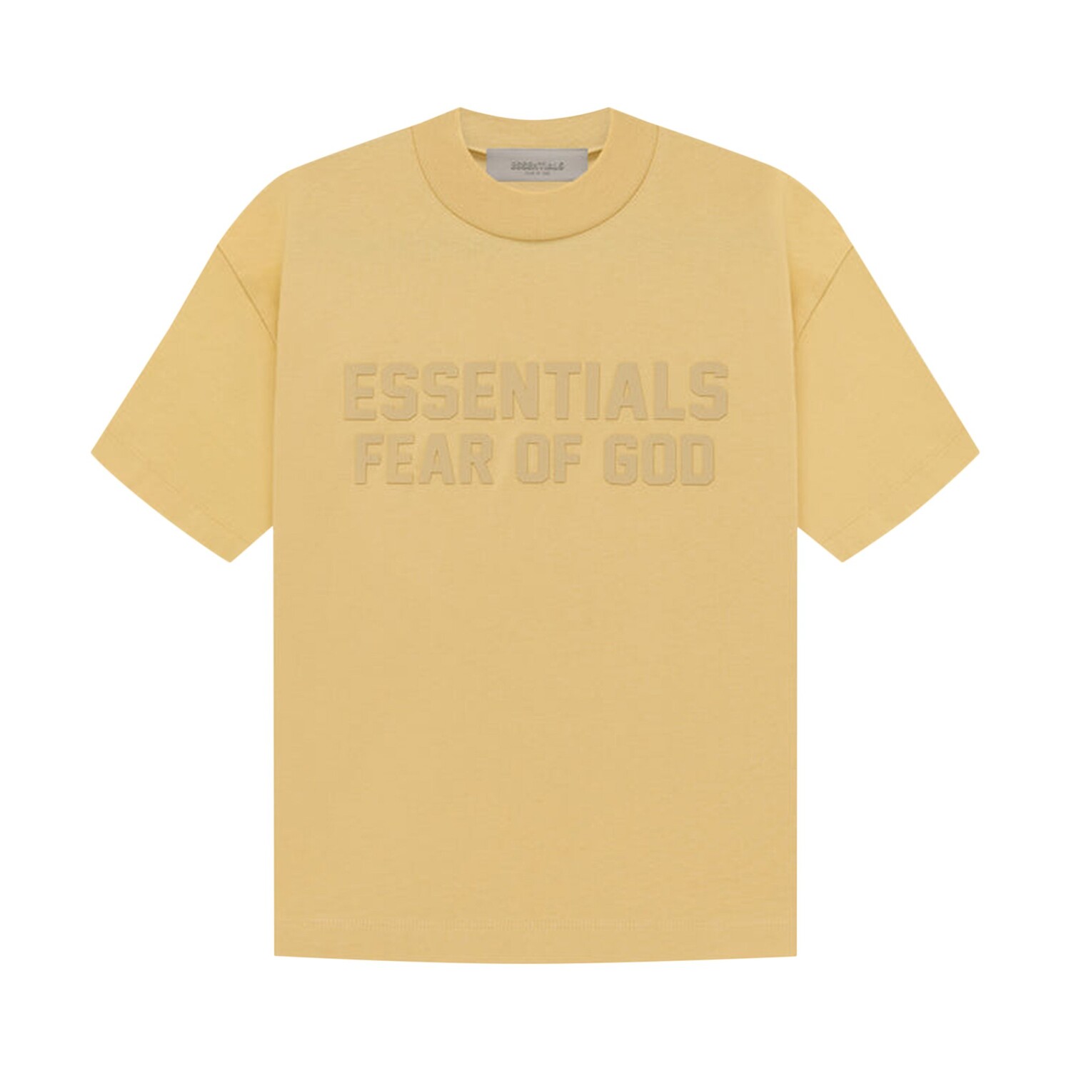 

Детская футболка с короткими рукавами Fear of God Essentials Light Tuscan, Желтый, Детская футболка с короткими рукавами Fear of God Essentials Light Tuscan