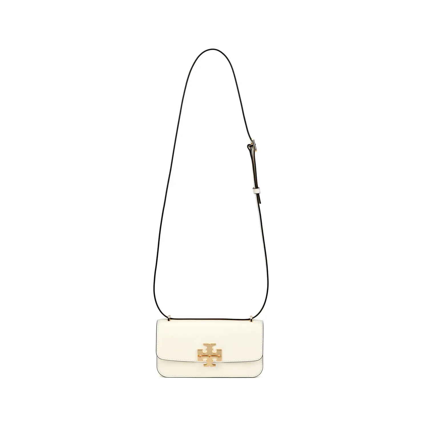 

TORY BURCH Элеонор E/W Маленькая трансформирующаяся сумка через плечо Теплый белый
