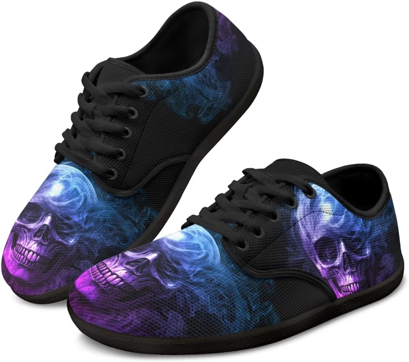 

Кроссовки Binienty для женщин и мужчин с широким носком, легкие, на шнуровке, синий/фиолетовый