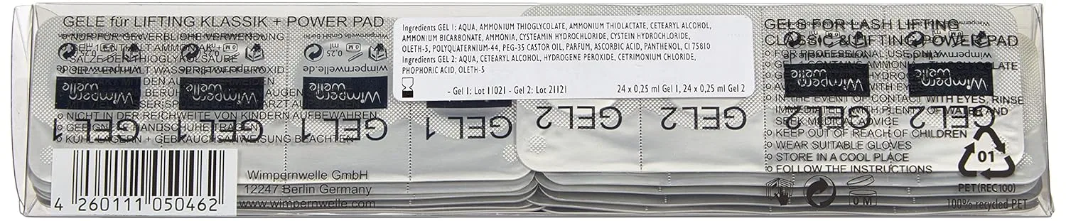 Гель для завивки ресниц Individual Portions Lash Shaping Gel 1 + 2 Gel 25 мл от Wimpernwelle Wimpernwelle — фото 3