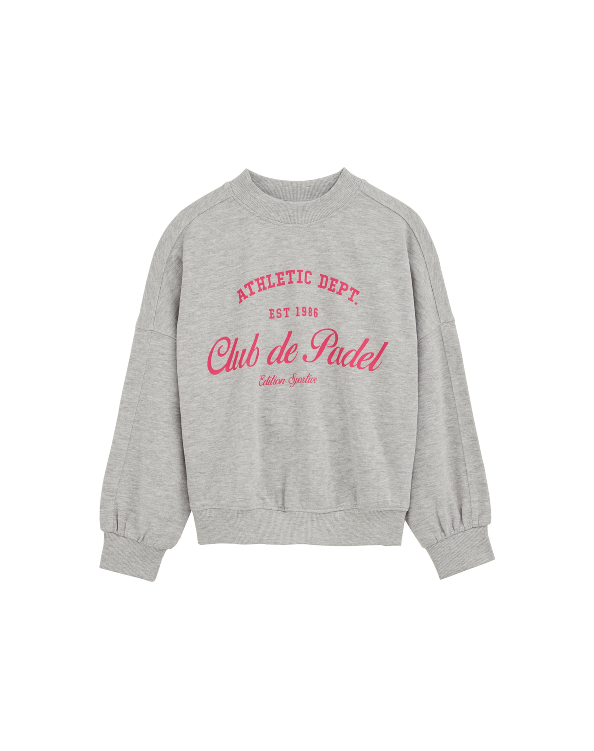 

WE Fashion Свитшот в светло-сером цвете