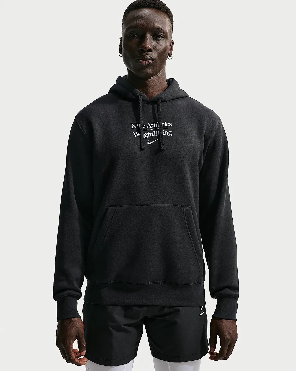 Мужской пуловер для тяжелой атлетики Nike, Black