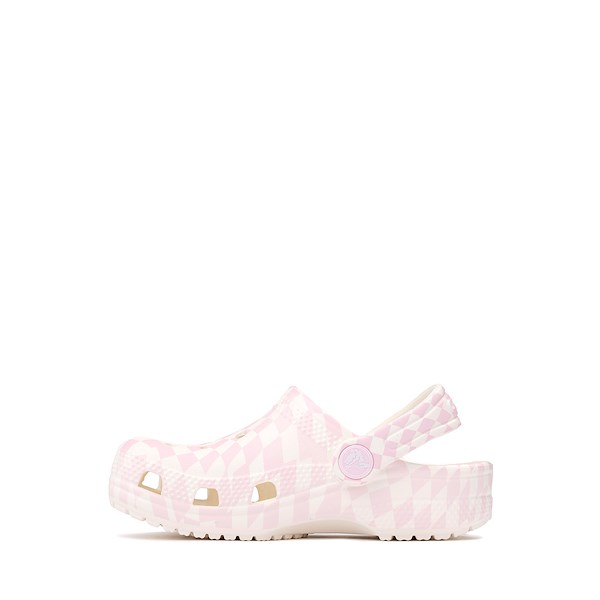 

Сабо Crocs Classic Warped Checker Clog, белый/розовый