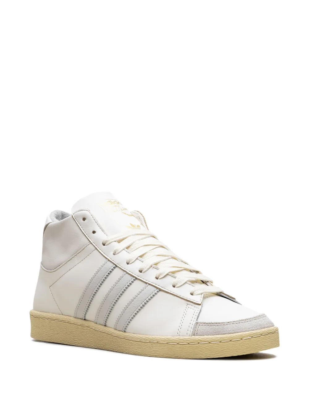 Кроссовки Jabbar Hi "Off White/Orbit Grey" Adidas, белый — фото 2