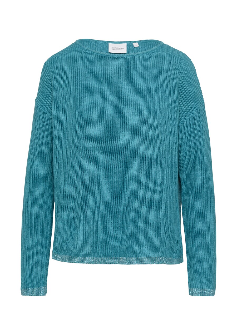 

Свитер comma casual identity, цвет Cyan blue