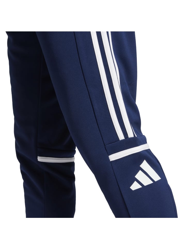 Темно-синие спортивные брюки с тремя полосками adidas — фото 2