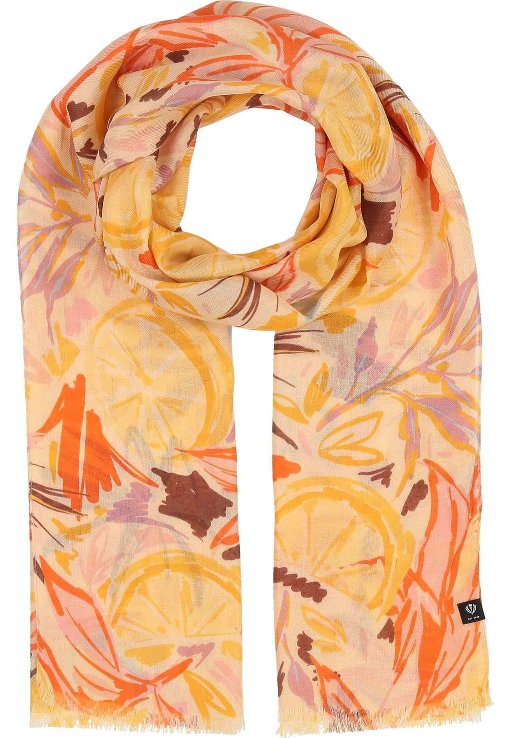 

Шарф TROPICAL FLORAL STOLA FRAAS, мультиколор