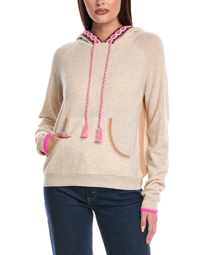 

Бродie Кэшмир Джорджи Гео Отделка Кашемировый худи Brodie Cashmere, Tan