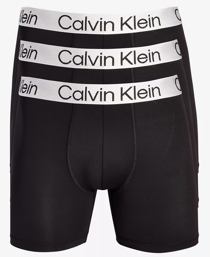 

Мужские боксеры Chromatic Brushed Micro, 3 шт Calvin Klein, черный
