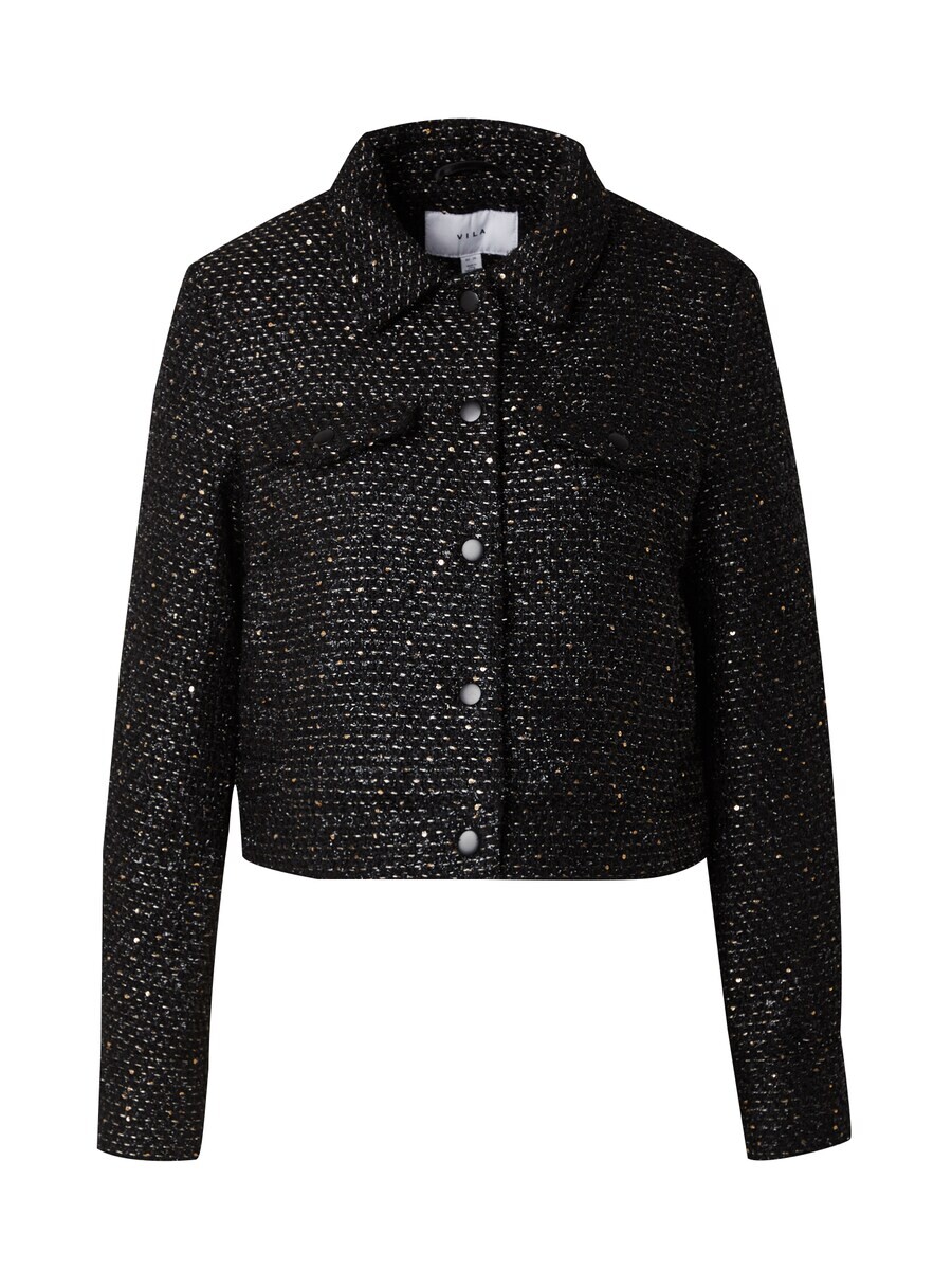 

Всесезонная куртка VILA Between-Season Jacket VIPLAX, пятнистый черный