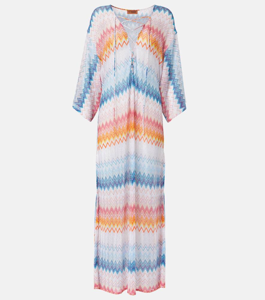 

Омбре вязаный пляжный топ Missoni, Multicolor Shaped Fucsia Blue