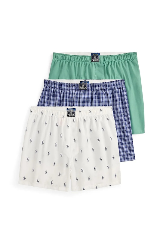 

3 пары хлопковых боксеров Polo Ralph Lauren, зеленый