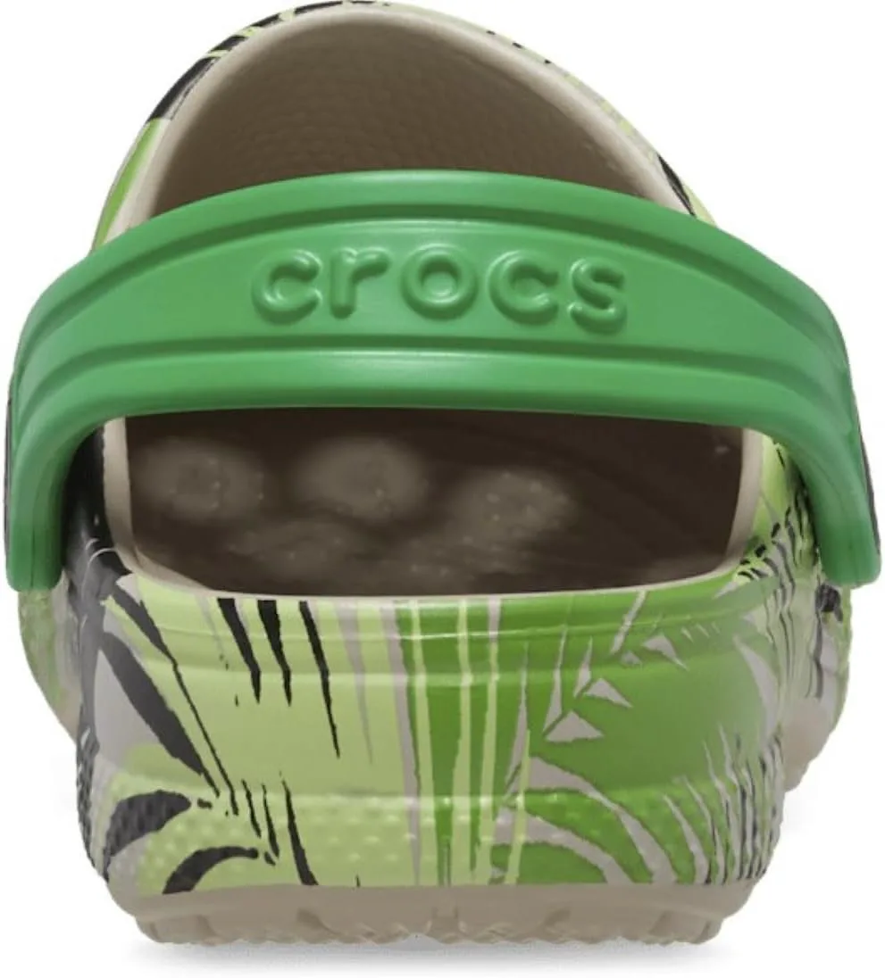 

Крокс Унисекс-Детские Сабо Baya с графическим тай-дай Crocs, зеленый