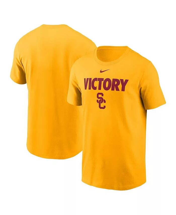 

Мужская золотая футболка USC Trojans Local Ultimate Chant Nike, золотой