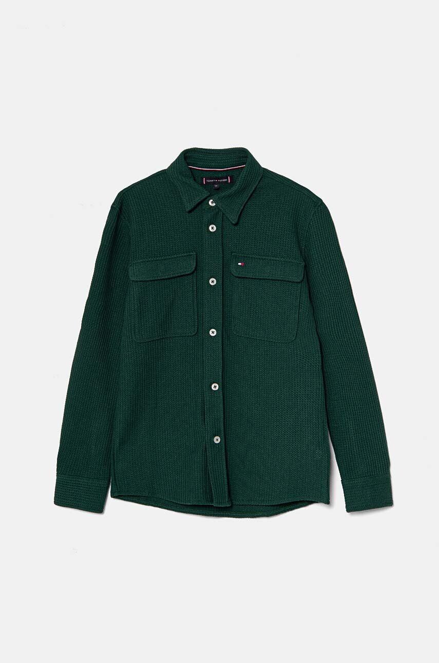 

Детская рубашка Tommy Hilfiger, зеленый