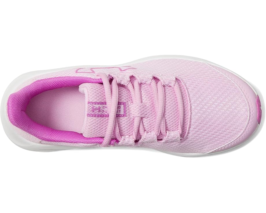 Детские кроссовки Under Armour Charged Pursuit 3 Big Logo Under Armour Kids, Stellar Pink/Vivid Magenta/Vivid Magenta — фото 2