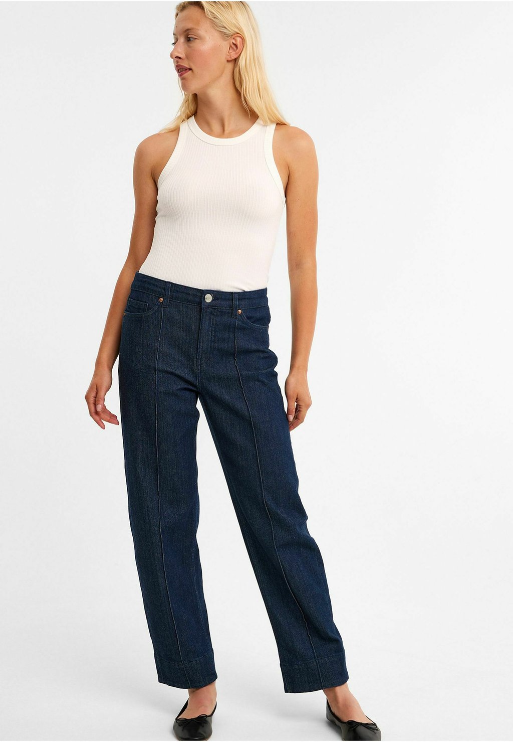

Зауженные джинсы BARREL FIT Kappahl, цвет Dark Denim