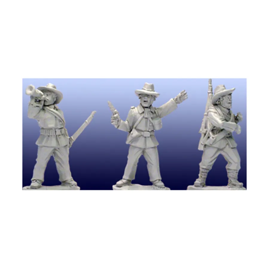 

Командование равнинной пехоты, Wild West Miniatures (Artizan Designs) (28mm)