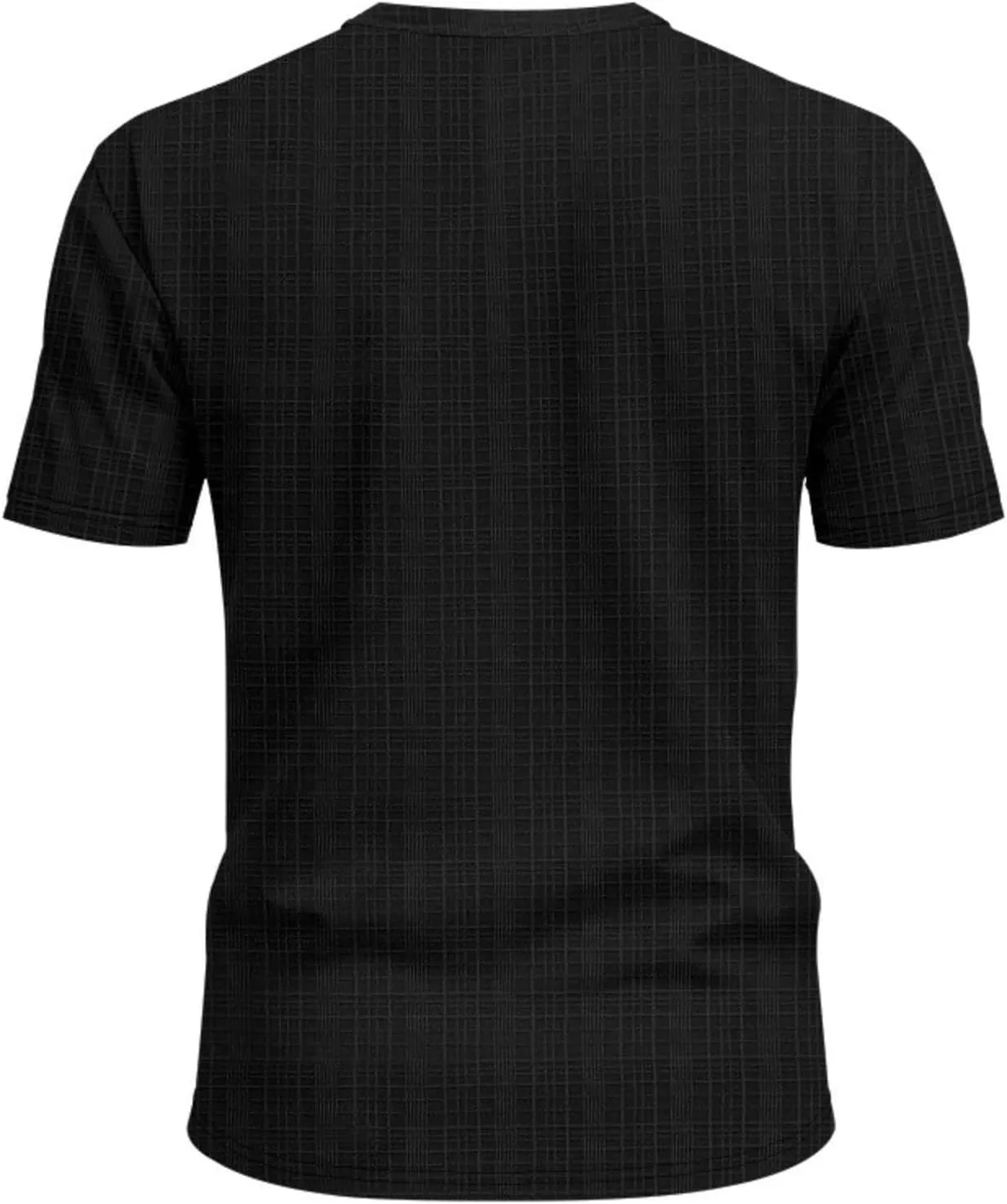 Мужская футболка Slim Fit V-образным вырезом, летняя, однотонная — фото 4
