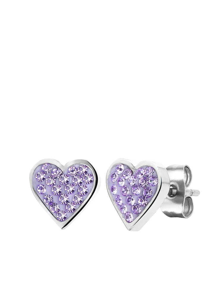 

Серьги в форме сердца Lucardi