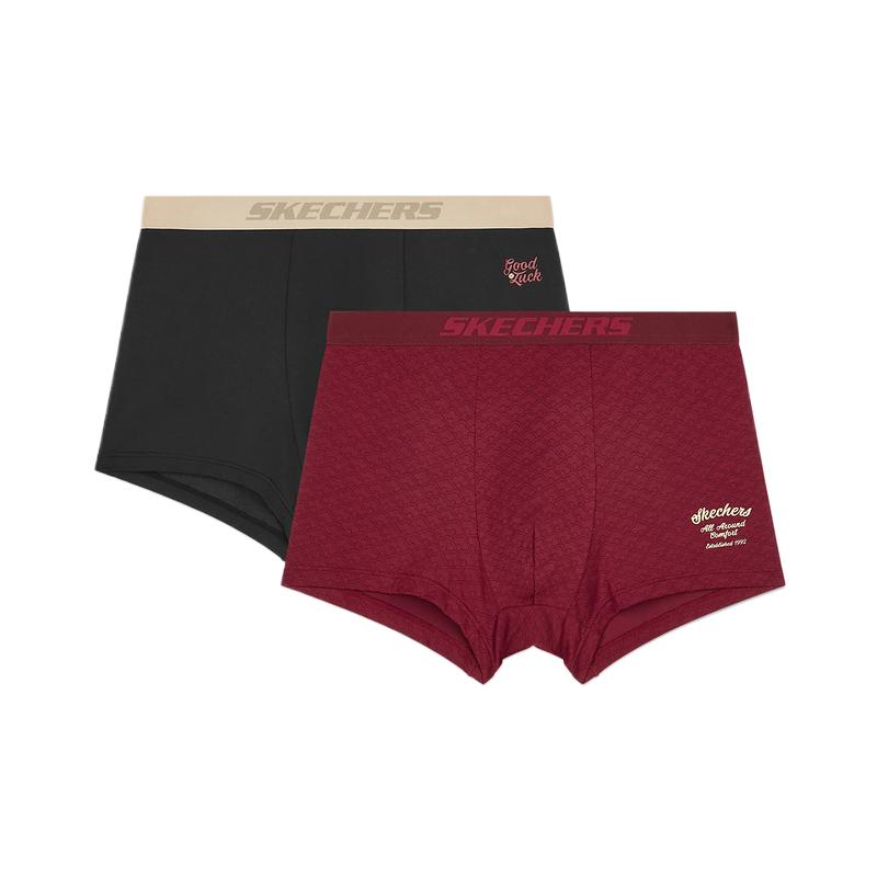 

Мужские трусы 2 штуки Skechers, 2 pack (birch красный+черный) 055d