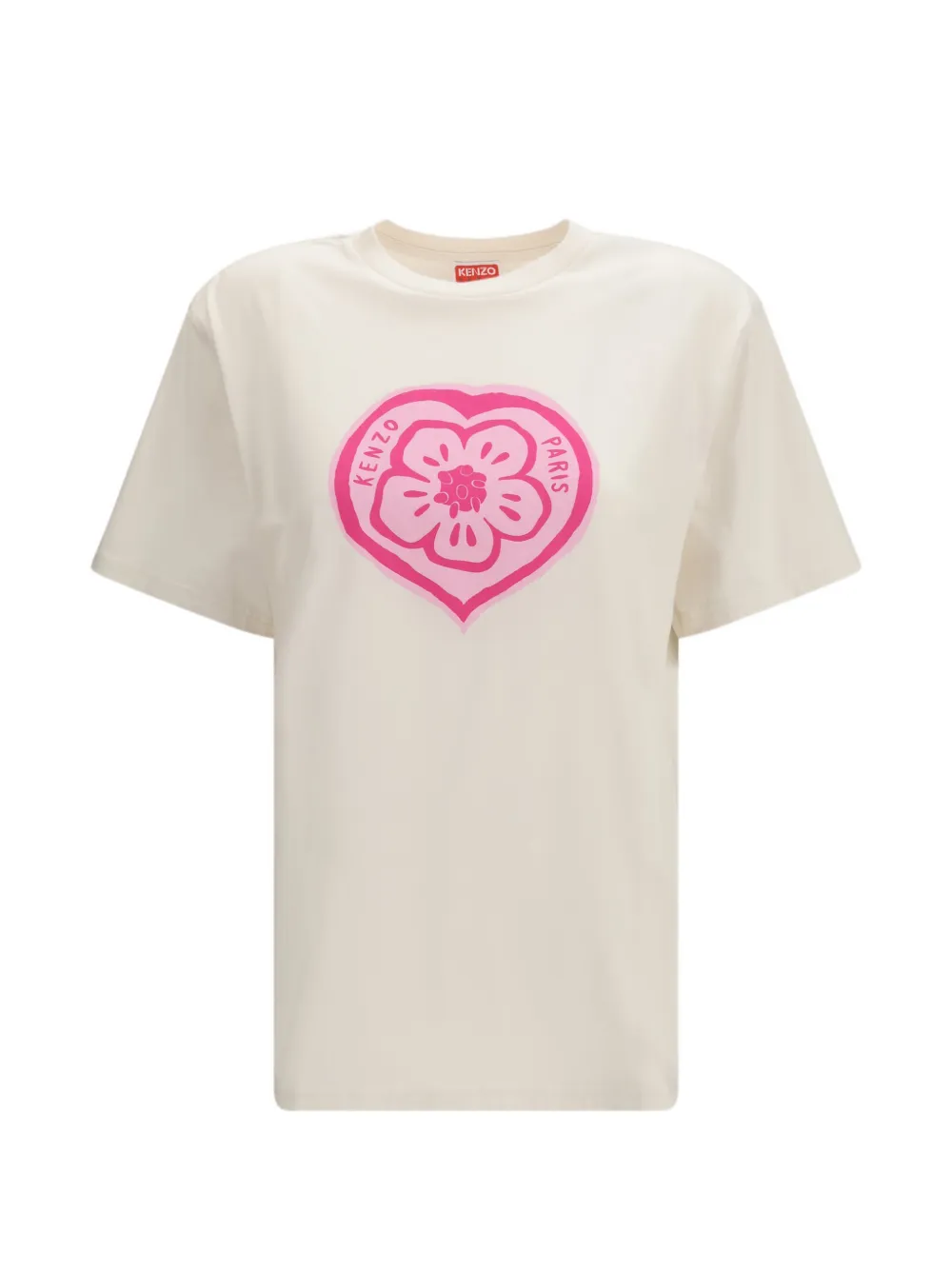

Футболка с сердцем Boke Kenzo, бежевый