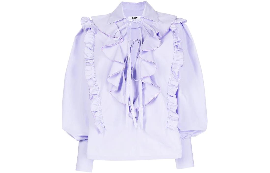 

MSGM Рубашка женская светло-фиолетовые