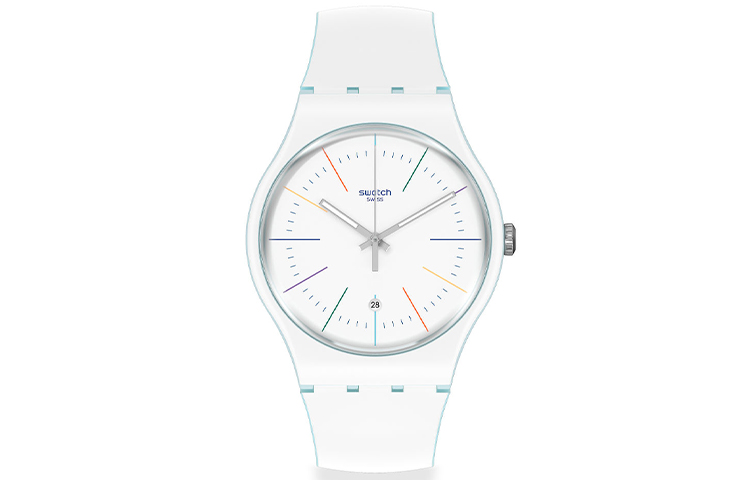 

Унисекс белые часы SUOS404 SWATCH