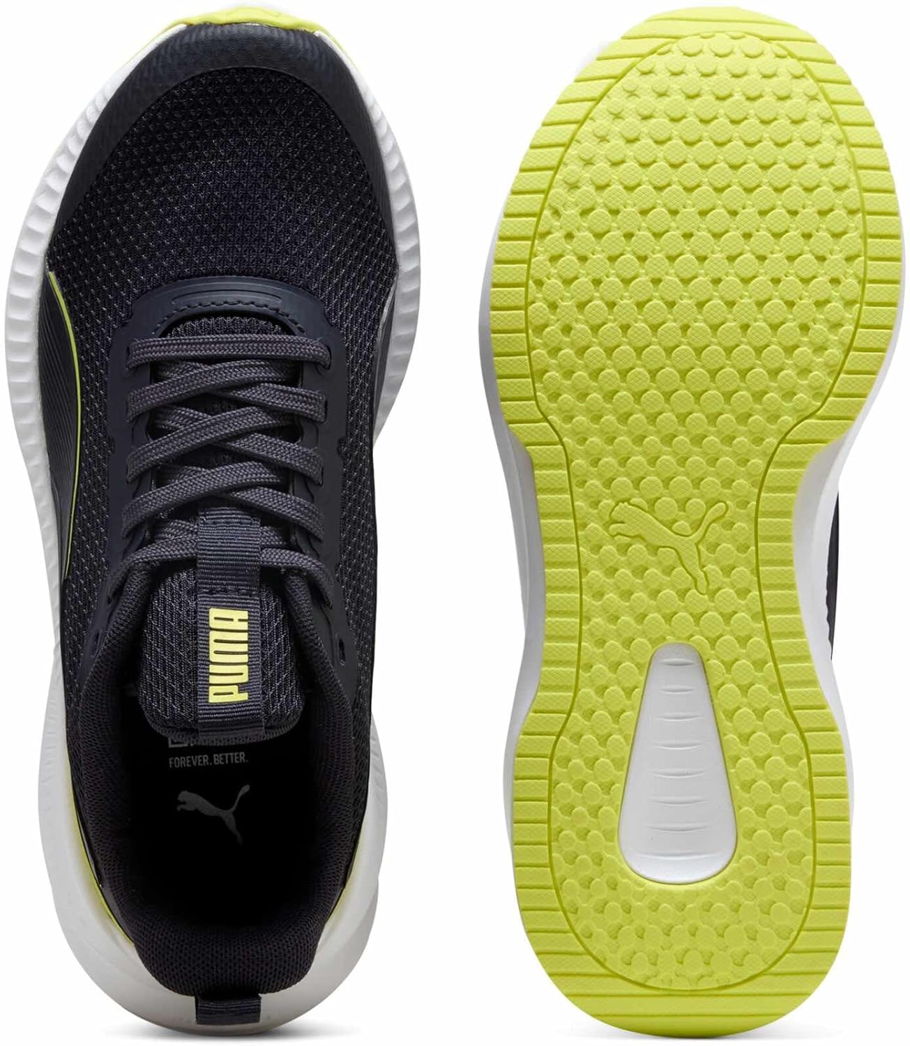 Кроссовки PUMA унисекс для детей низкие, белый/синий — фото 4