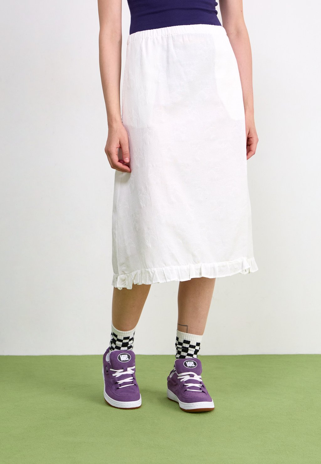 

Юбка А-силуэта MANOR SKIRT Obey Clothing, белый