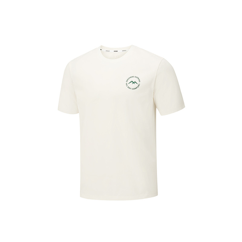 

Футболка GO DRI Quick Dry Unisex Skechers, marshmallow белый-0074