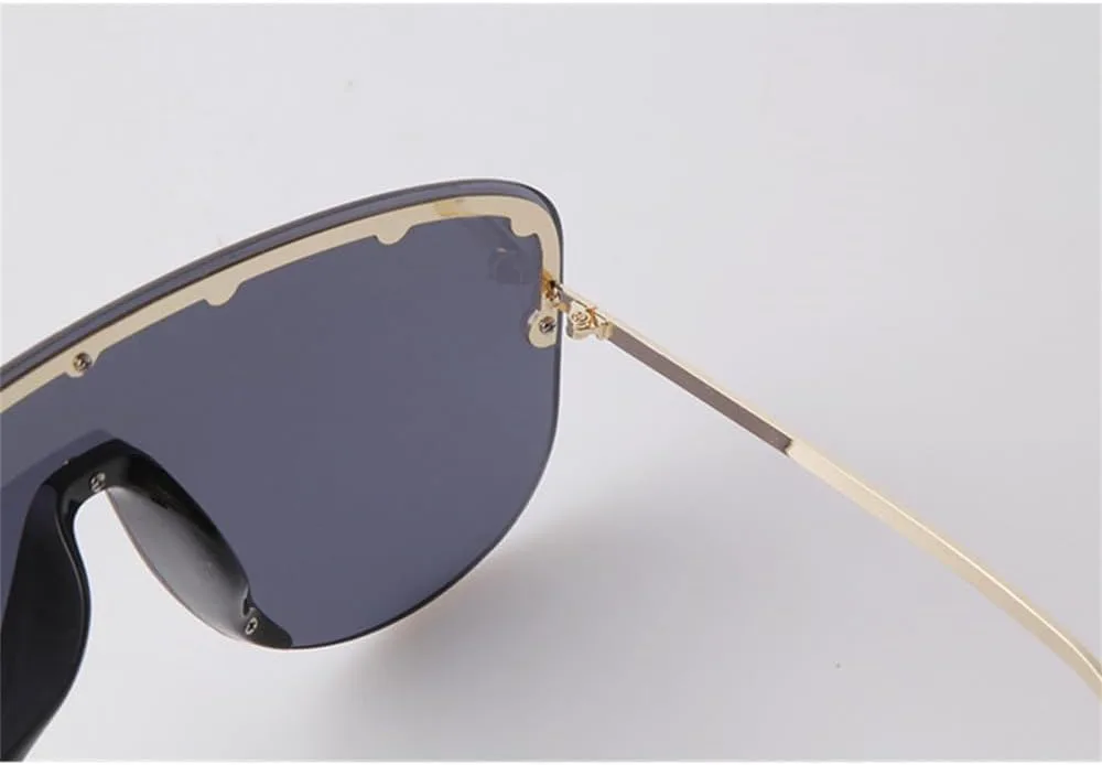 

Женские солнцезащитные очки большого размера с заклепками, линзы в крупной оправе, мужские солнцезащитные очки с защитой от УФ-излучения UV400 MTZJH, C4 Pink