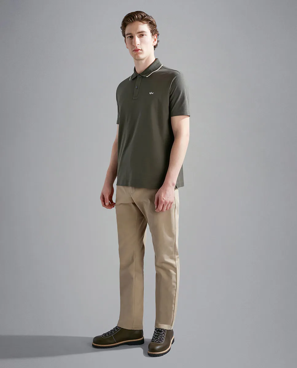 

Базовые китайские мужские брюки Paul & Shark, бежевый