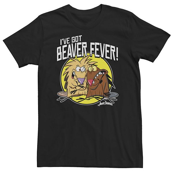 

Футболка Nickelodeon Angry Beavers I've Got Bever Fever Big & Tall Licensed Character