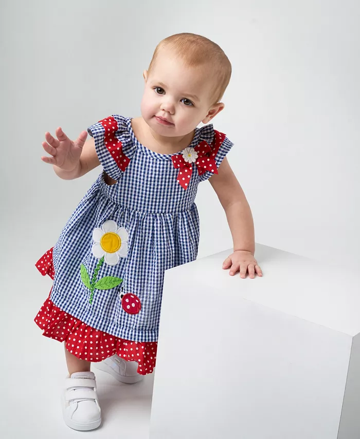 

Платье для девочки Lady Bug из пике Rare Editions