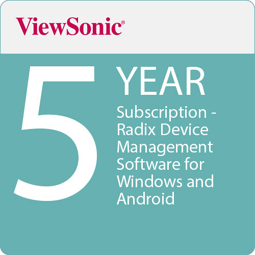 

ViewSonic Radix Device Management Software SW-301