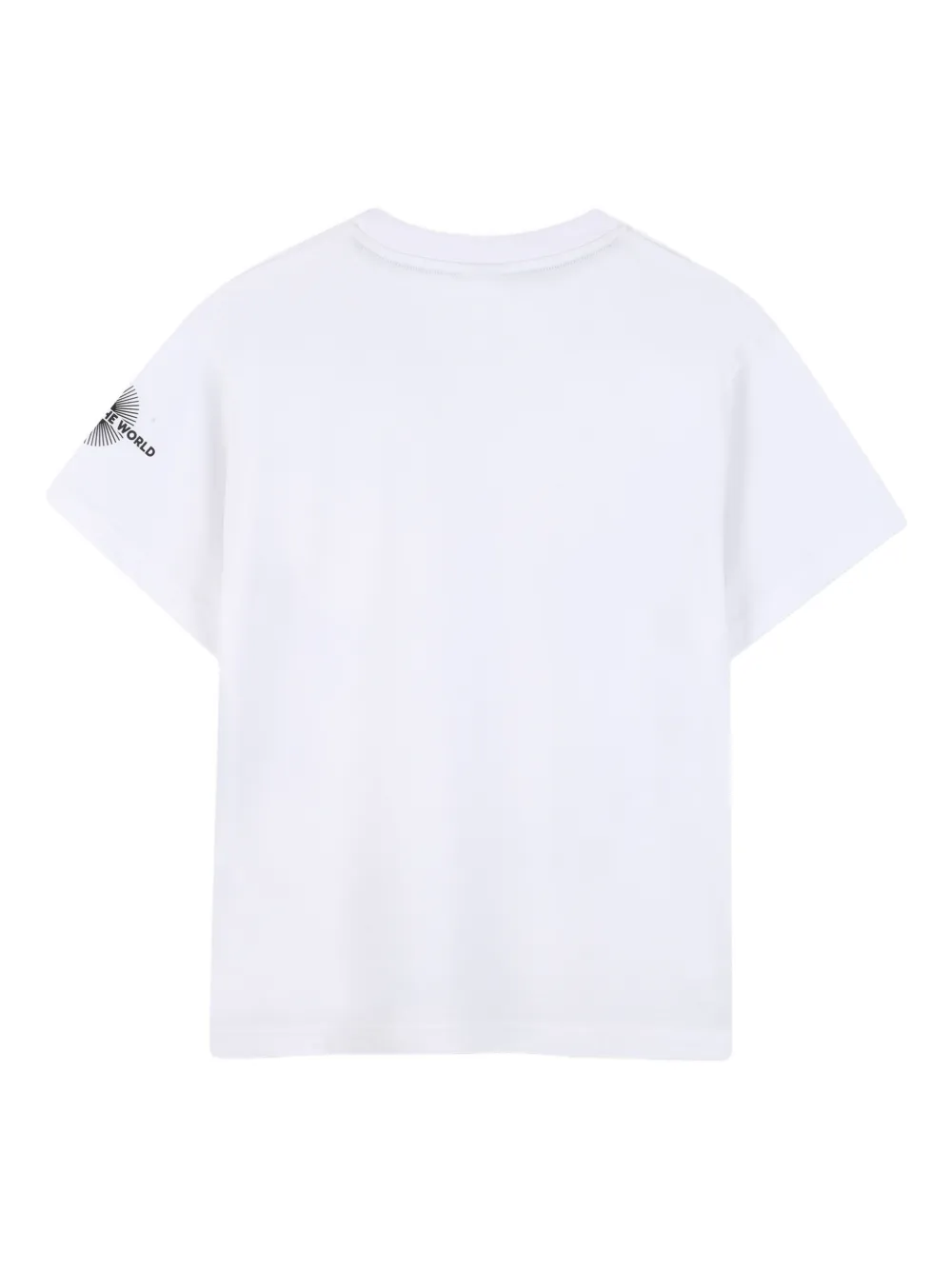 Футболка с графичным принтом Boss Kidswear, белый — фото 2