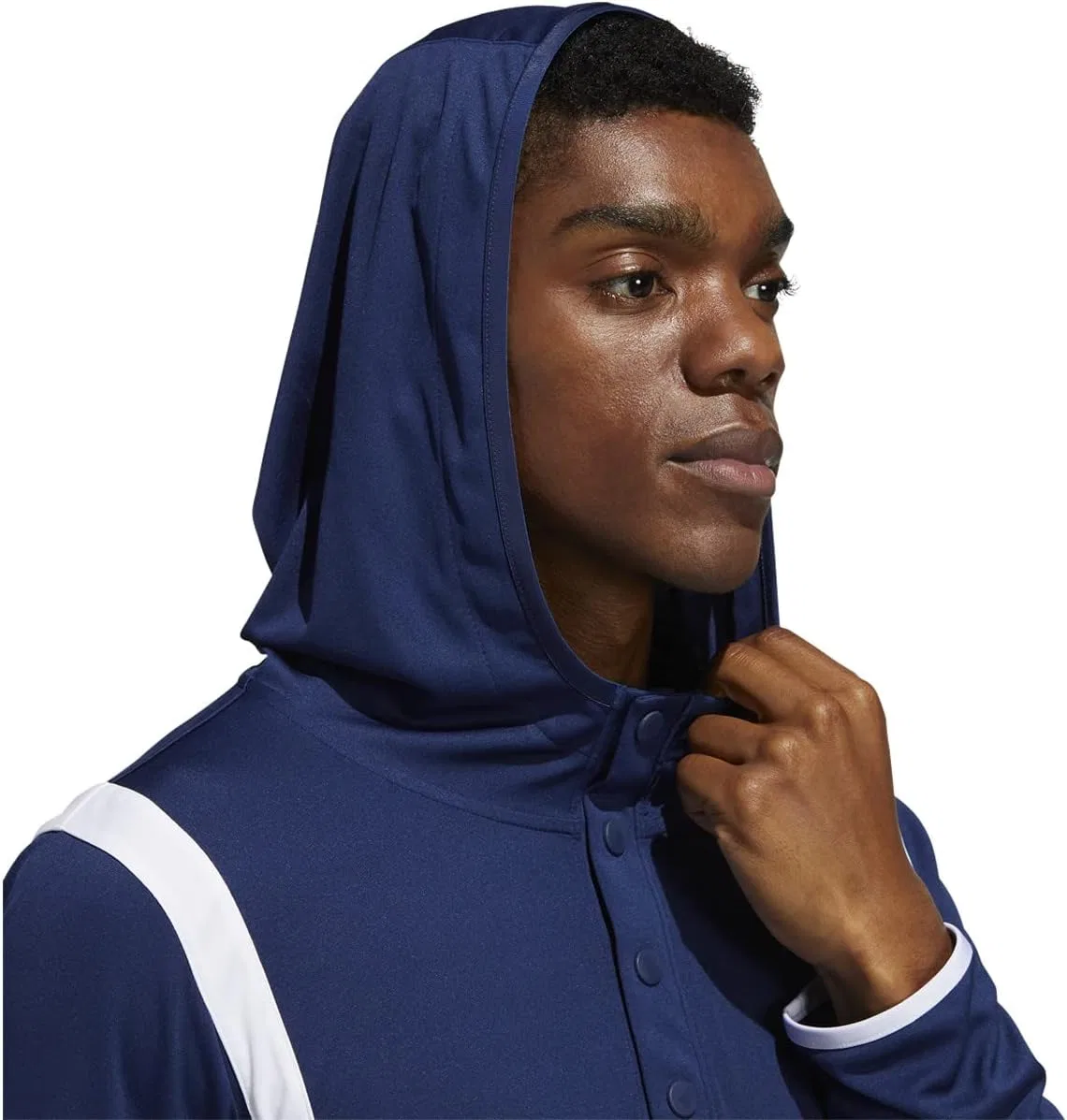 Худи Adidas унисекс для взрослых, Team Navy Blue-White — фото 3