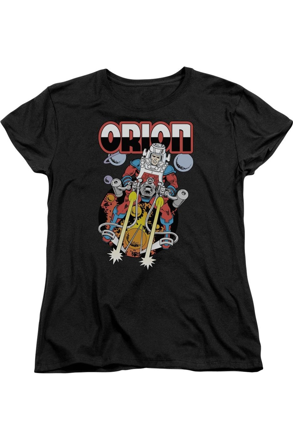 

Женская футболка с коротким рукавом DC Comics Orion Gildan, черный