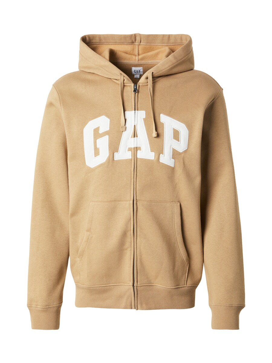 

Толстовка с капюшоном на молнии GAP HERITAGE, светло-коричневый