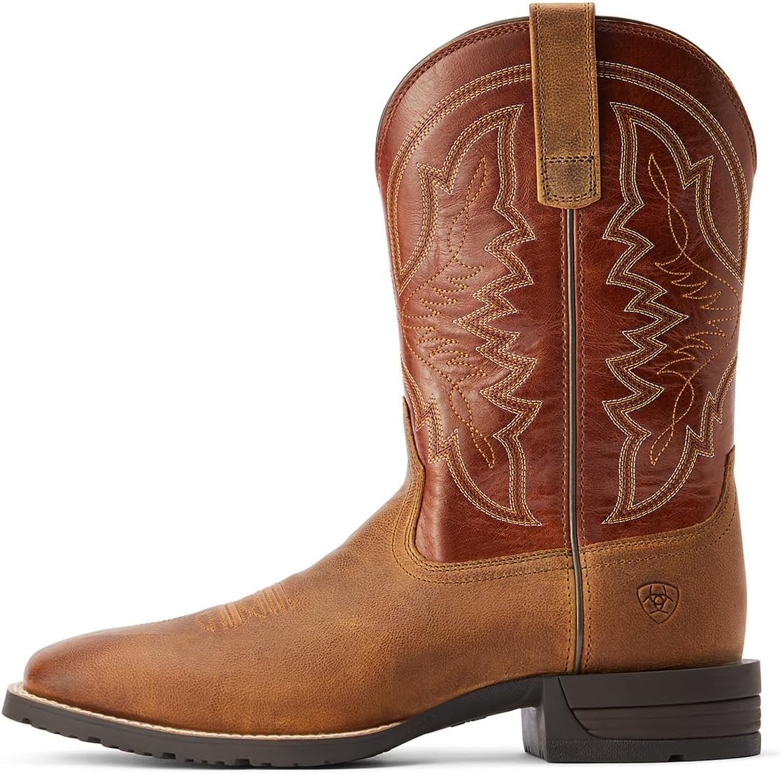Мужские вестерн-бутсы Ariat Hybrid Ranchwork, красный — фото 2