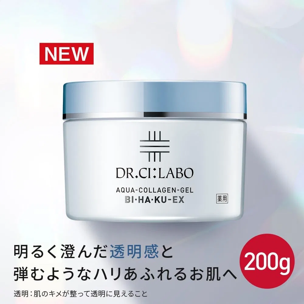 Эссенция Dr.Ci:Labo — Гель для лица VC100 Essence Lotion EX V и Aqua Collagen Gel Enrich Lift EX R, 200 г — фото 3