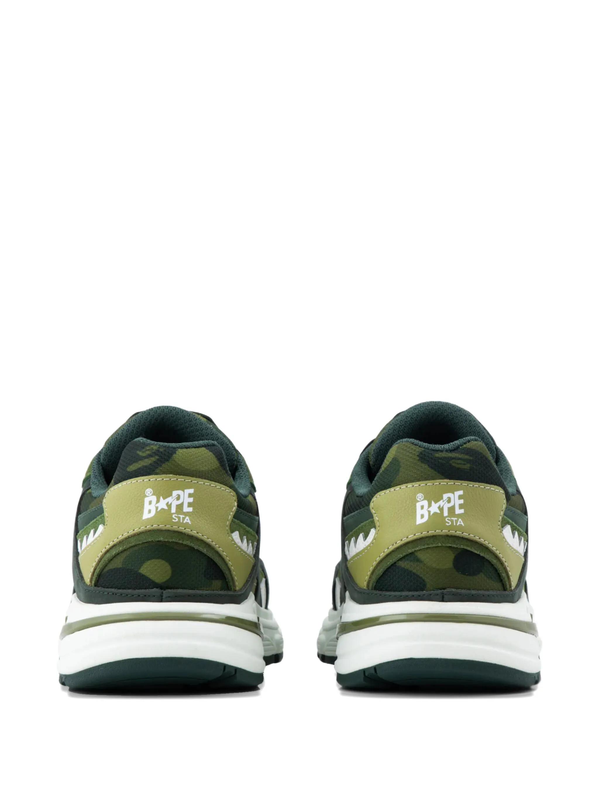 Кроссовки Shark STA A Bathing Ape, зеленый — фото 2
