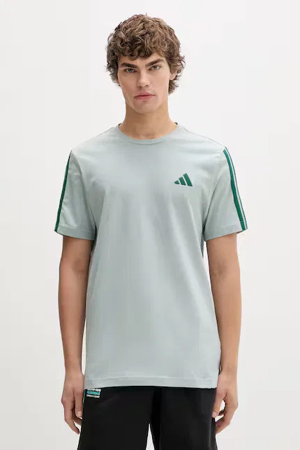 Футболка хлопковая bawełniany Adidas, бирюзовый