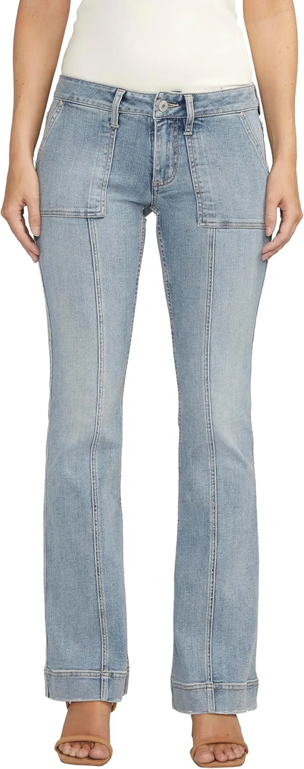 

Silver Jeans Co. Женские джинсы Britt Low Rise Curvy Fit Bootcut