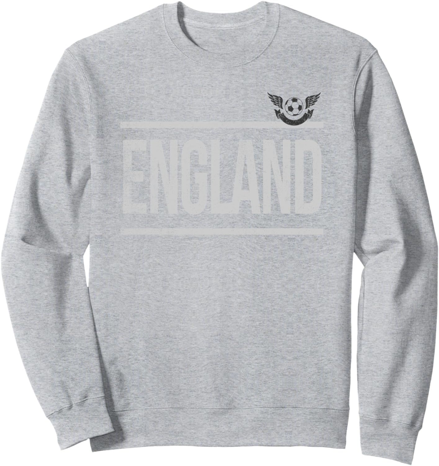 

Модная толстовка с эмблемой Англии Trendy Apparel, серый